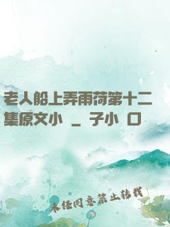 老人船上弄雨荷第十二集原文小說
