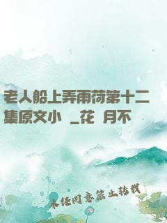 老人船上弄雨荷第十二集原文小說