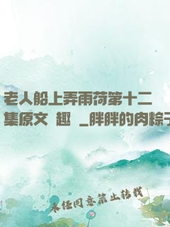 老人船上弄雨荷第十二集原文筆趣閣