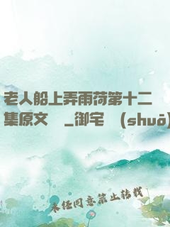 老人船上弄雨荷第十二集原文閱讀