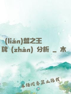 聯(lián)盟之王牌戰(zhàn)隊分析師