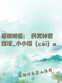 草根明星：國民男神套路深
