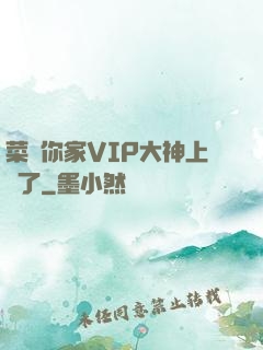 菜鳥你家VIP大神上線了