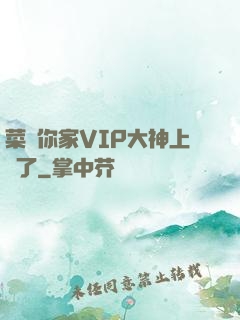 菜鳥你家VIP大神上線了