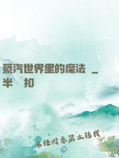 蒸汽世界里的魔法師