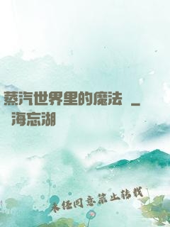蒸汽世界里的魔法師