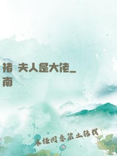 褚爺夫人是大佬