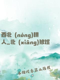 西北農(nóng)耕人