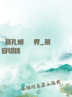 諸葛孔明縱橫異界