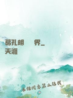 諸葛孔明縱橫異界