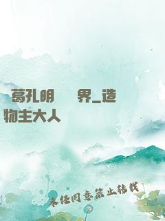 諸葛孔明縱橫異界