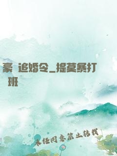 豪門追婚令