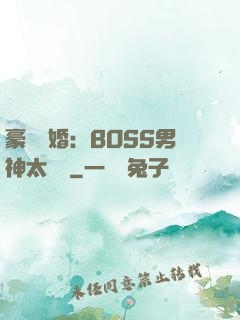 豪門閃婚：BOSS男神太難纏