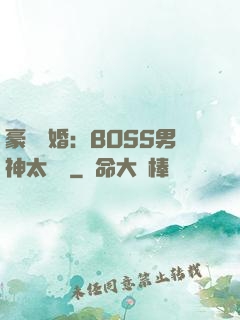 豪門閃婚：BOSS男神太難纏