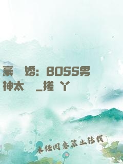豪門閃婚：BOSS男神太難纏