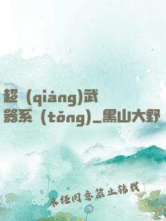 超強(qiáng)武器系統(tǒng)