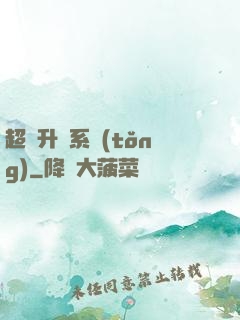 超強升級系統(tǒng)