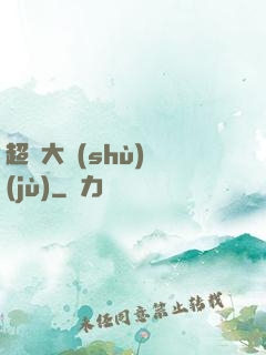超級大數(shù)據(jù)