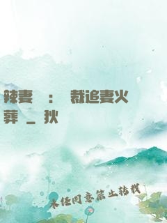 辣妻來襲：總裁追妻火葬場