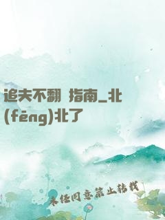 追夫不翻車指南