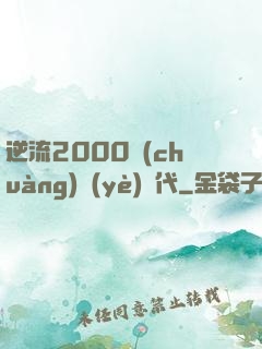 逆流2000創(chuàng)業(yè)時代