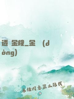 透視金瞳
