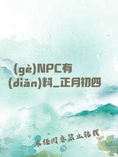 這個(gè)NPC有點(diǎn)料