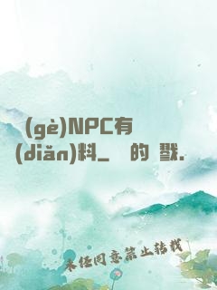 這個(gè)NPC有點(diǎn)料