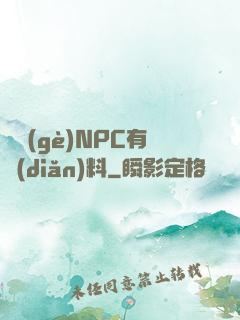 這個(gè)NPC有點(diǎn)料