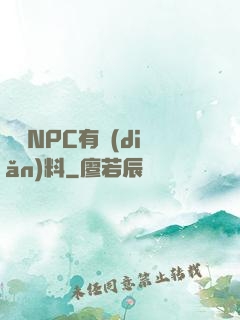 這個NPC有點(diǎn)料