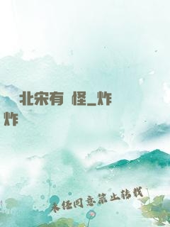 這個北宋有點怪