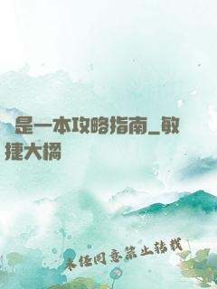 這是一本攻略指南