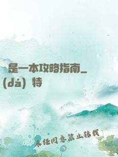 這是一本攻略指南