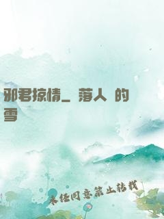 邪君掠情