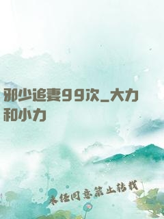 邪少追妻99次