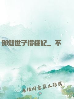 邪魅世子懵懂妃