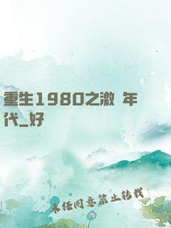 重生1980之激蕩年代