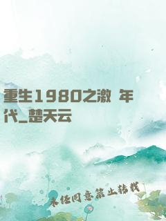 重生1980之激蕩年代