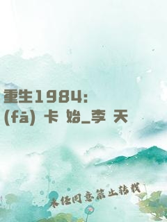 重生1984：從開發(fā)漢卡開始