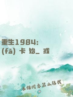 重生1984：從開發(fā)漢卡開始