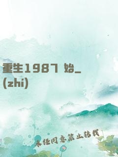 重生1987開始