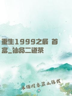 重生1999之最強首富