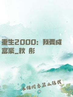 重生2000：我要成富豪