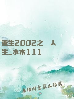 重生2002之瀟灑人生