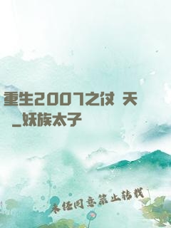 重生2007之仗劍天龍