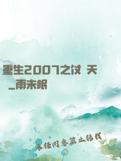 重生2007之仗劍天龍