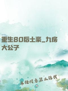 重生80后土豪