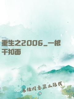 重生之2006