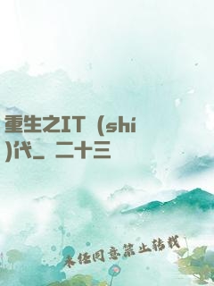 重生之IT時(shí)代