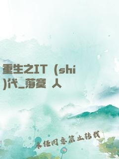 重生之IT時(shí)代